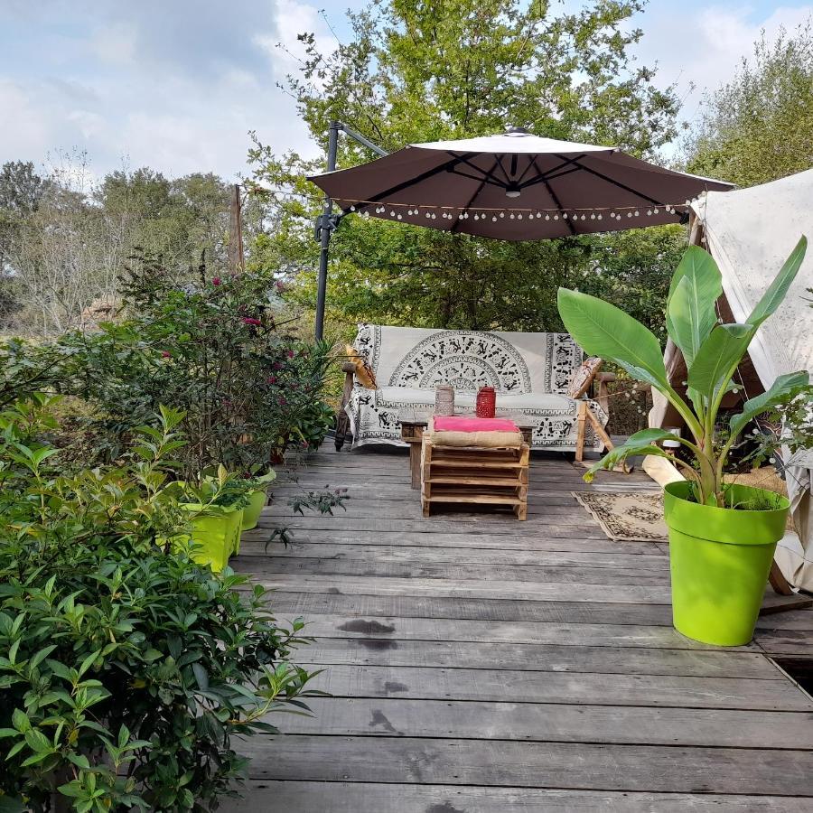 Tente Safari Lodge Dans Foret Luxuriante Vielle-Tursan Dış mekan fotoğraf