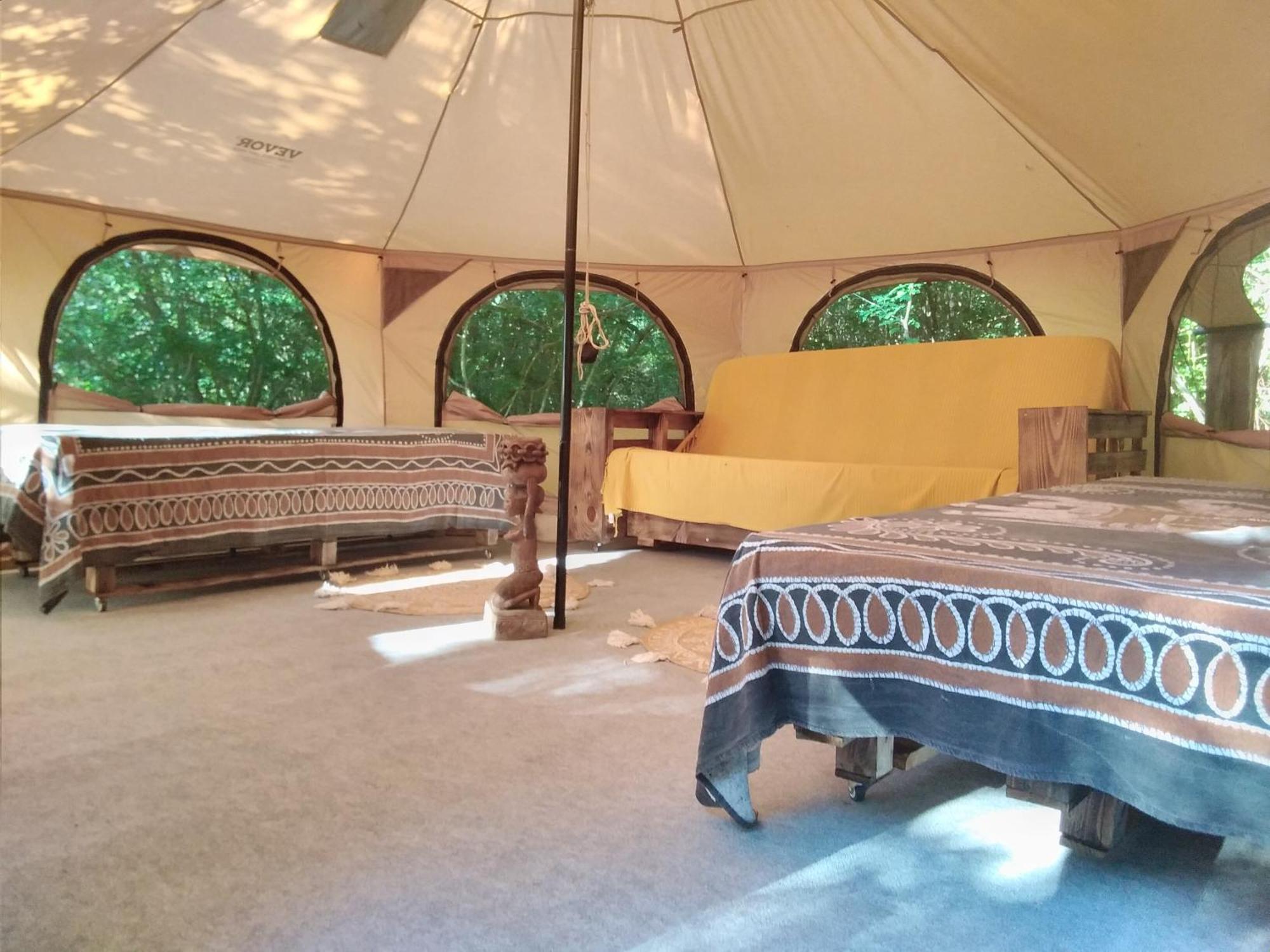 Tente Safari Lodge Dans Foret Luxuriante Vielle-Tursan Dış mekan fotoğraf