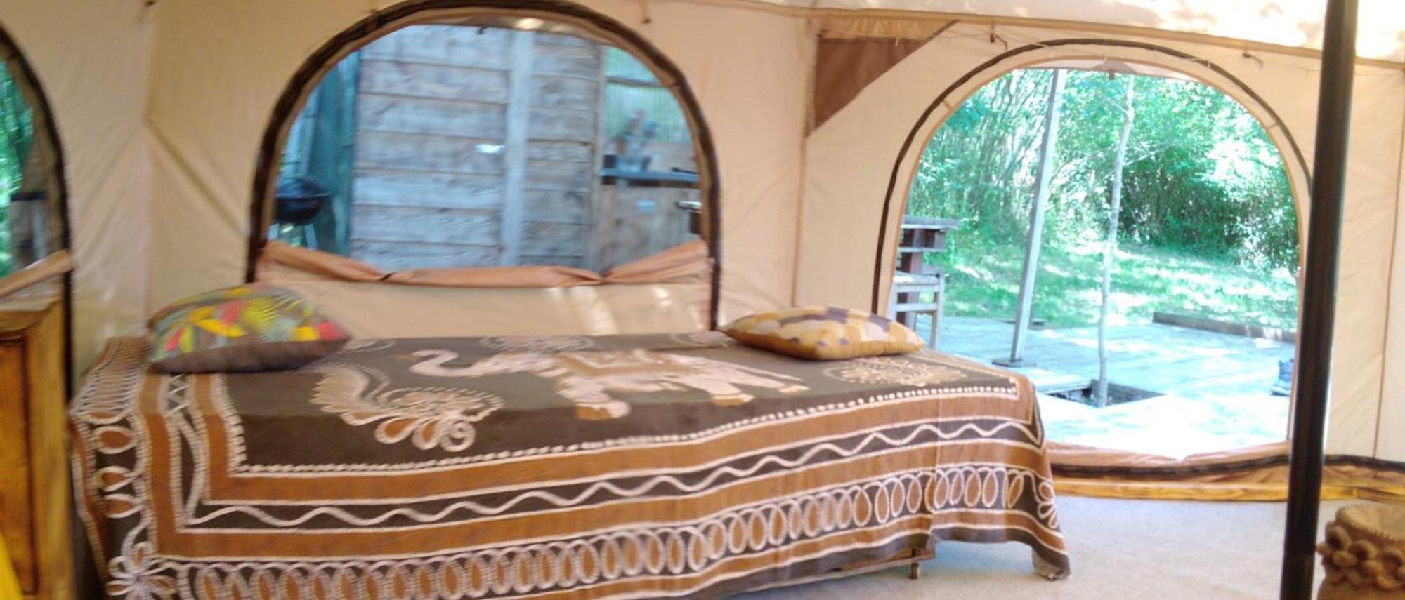 Tente Safari Lodge Dans Foret Luxuriante Vielle-Tursan Dış mekan fotoğraf