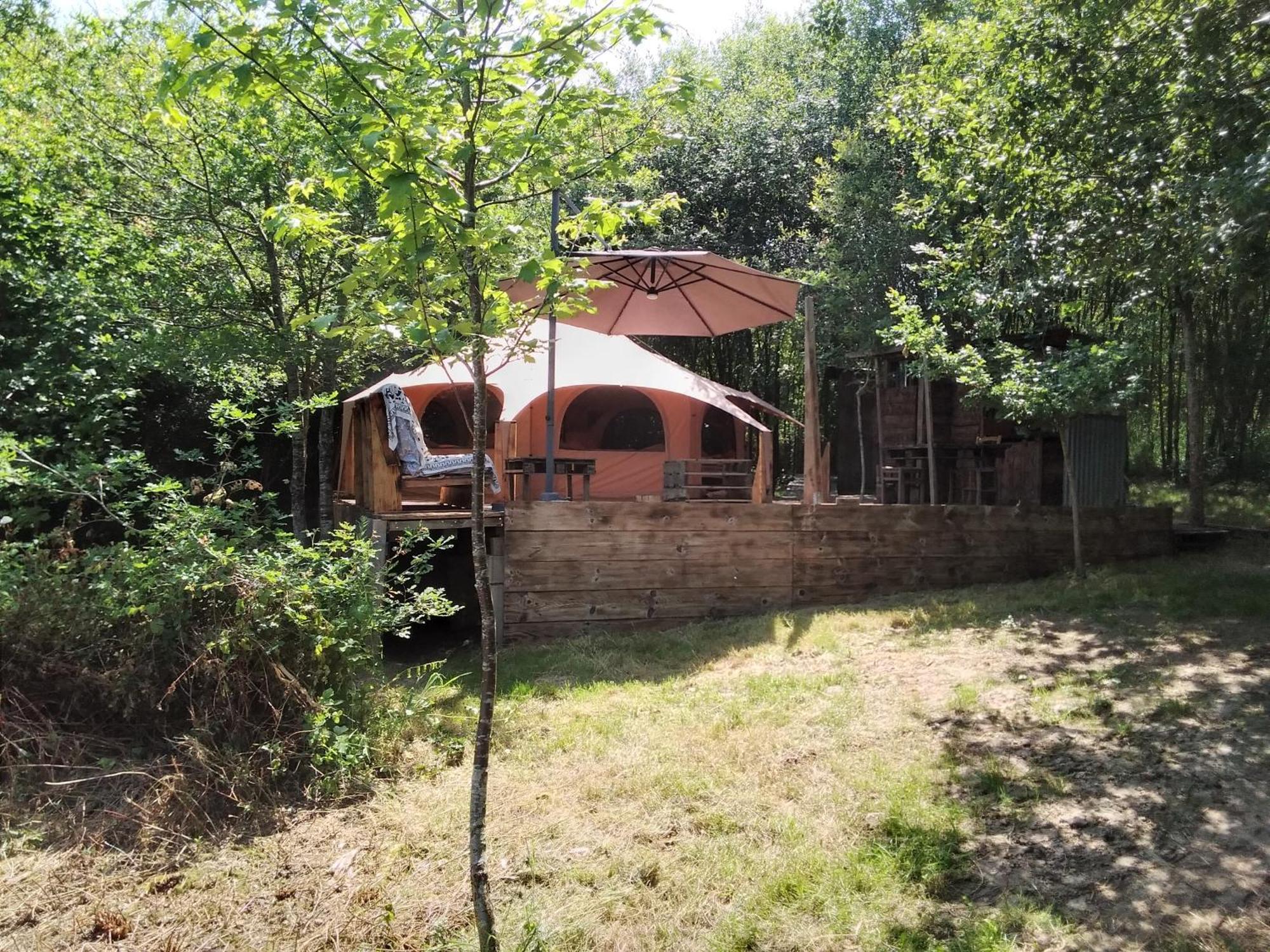 Tente Safari Lodge Dans Foret Luxuriante Vielle-Tursan Dış mekan fotoğraf
